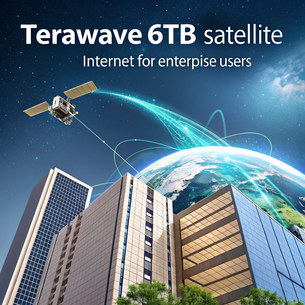 TeraWave: 6Tb satellite internet for enterprise users.