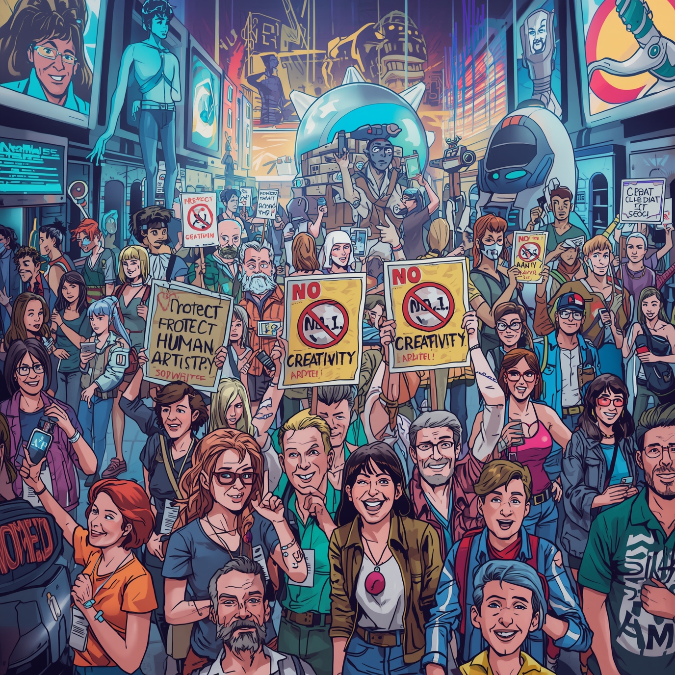 Science fiction writers, Comic-Con say goodbye to AI