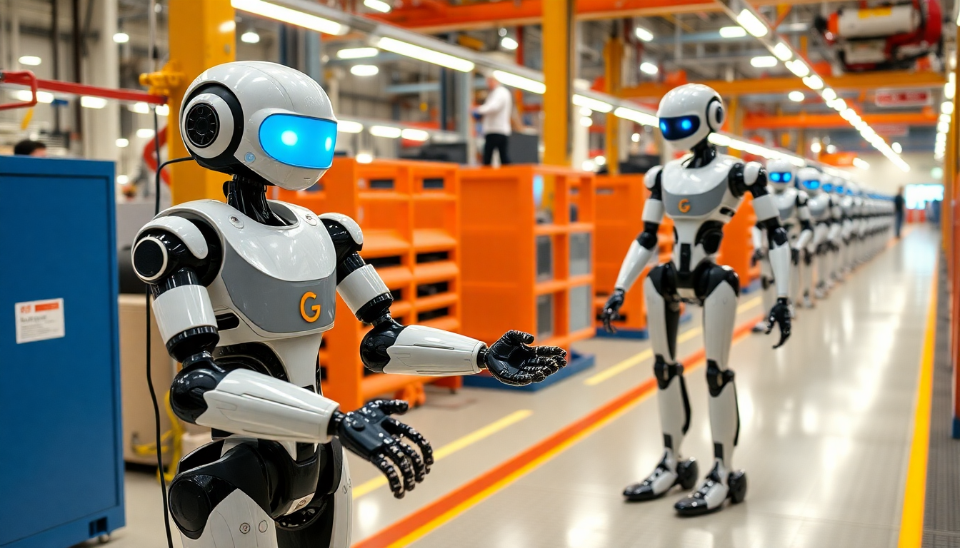Google Gemini Is Taking Control of Humanoid Robots on Auto Factory Floors