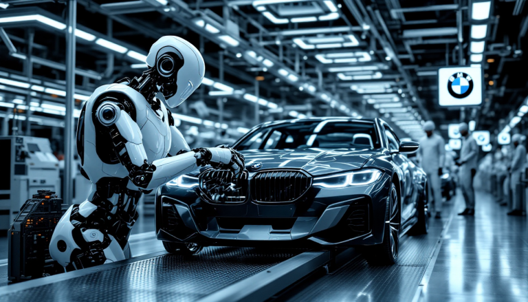 Humanoid robots join BMW’s assembly lines in Europe.