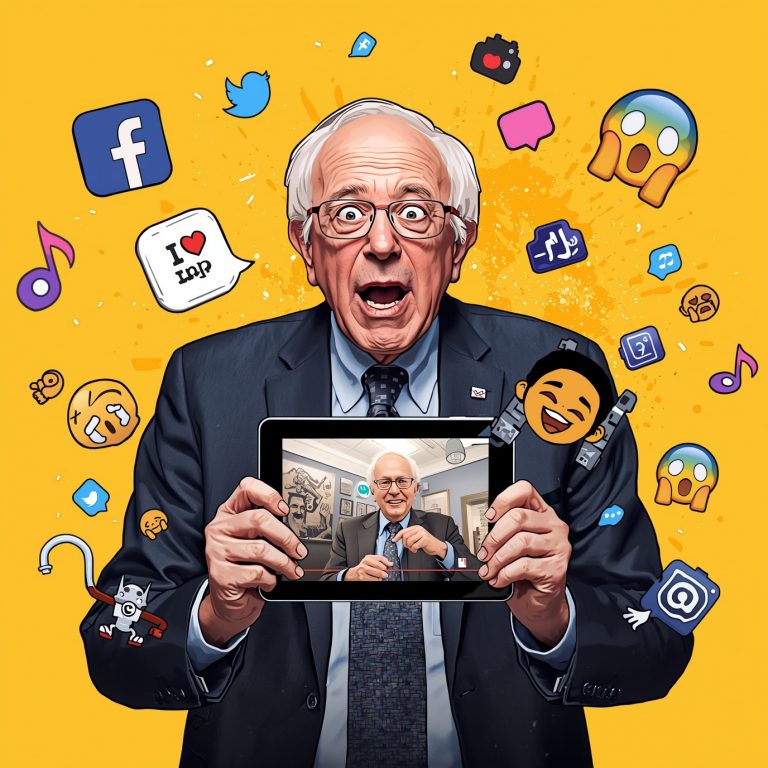 Bernie Sanders’ AI ‘gotcha’ video flops, but the memes are great