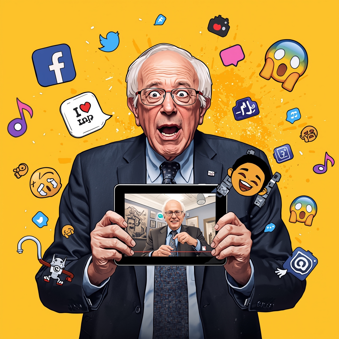 Bernie Sanders’ AI ‘gotcha’ video flops, but the memes are great