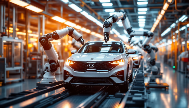 Kia's bold shift to robotic automation in production.