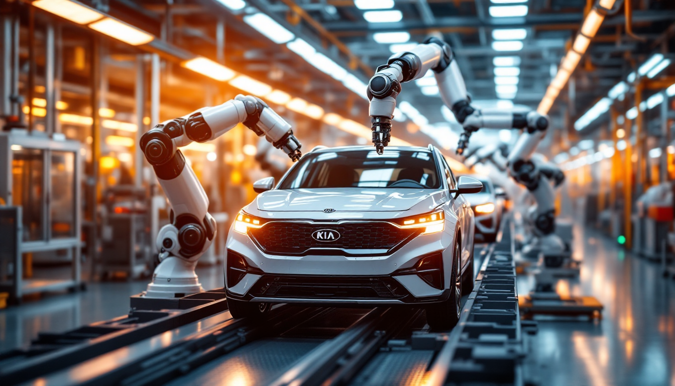 Kia's bold shift to robotic automation in production.